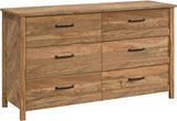 Cannery Bridge 6-Drawer Dresser, Lintel Oak finish