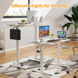 STARY Electric Standing Desk Adjustable Height Sit Stand Home Office Desk with Splice Board