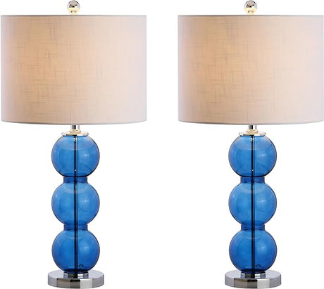 JYL1070A-SET2 Set of 2 Table Lamps Bella 27" Glass Triple-Sphere LED Table Lamp