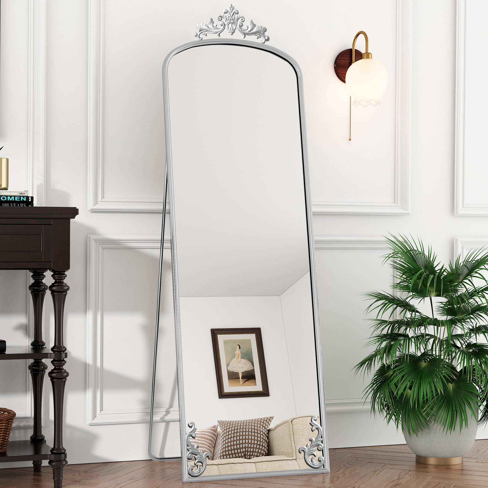 Full Length Mirror with Stand, Full Body Floor Mirror