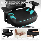 Big and Tall Office Chair 500lbs 3D Cushion Ergonomic Office Chair with 4D Armrests