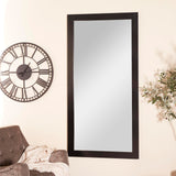 Wooden Room Wall Mirror Entryway Mirror, Wall Mounted Mirror 33" x 1" x 65"