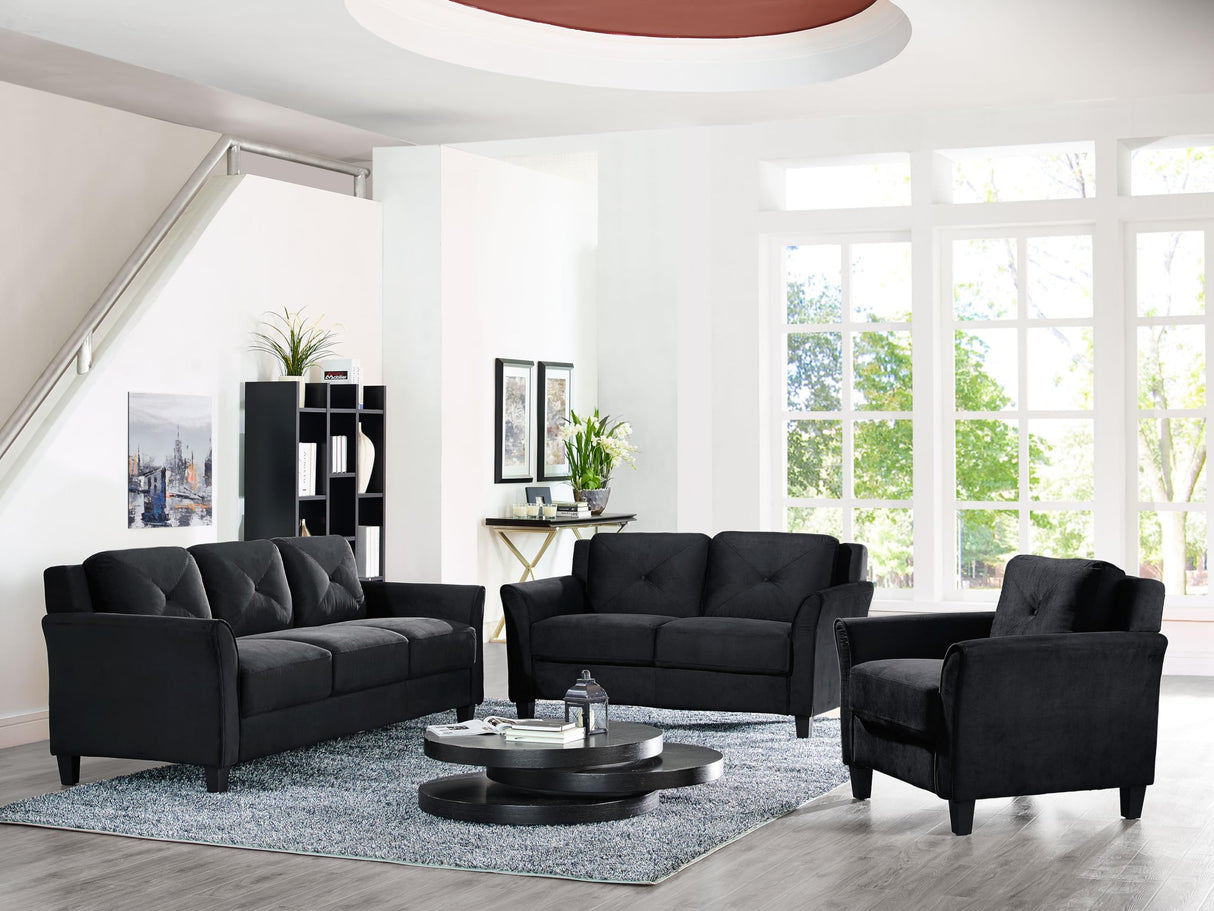 Harrington Loveseat, Black
