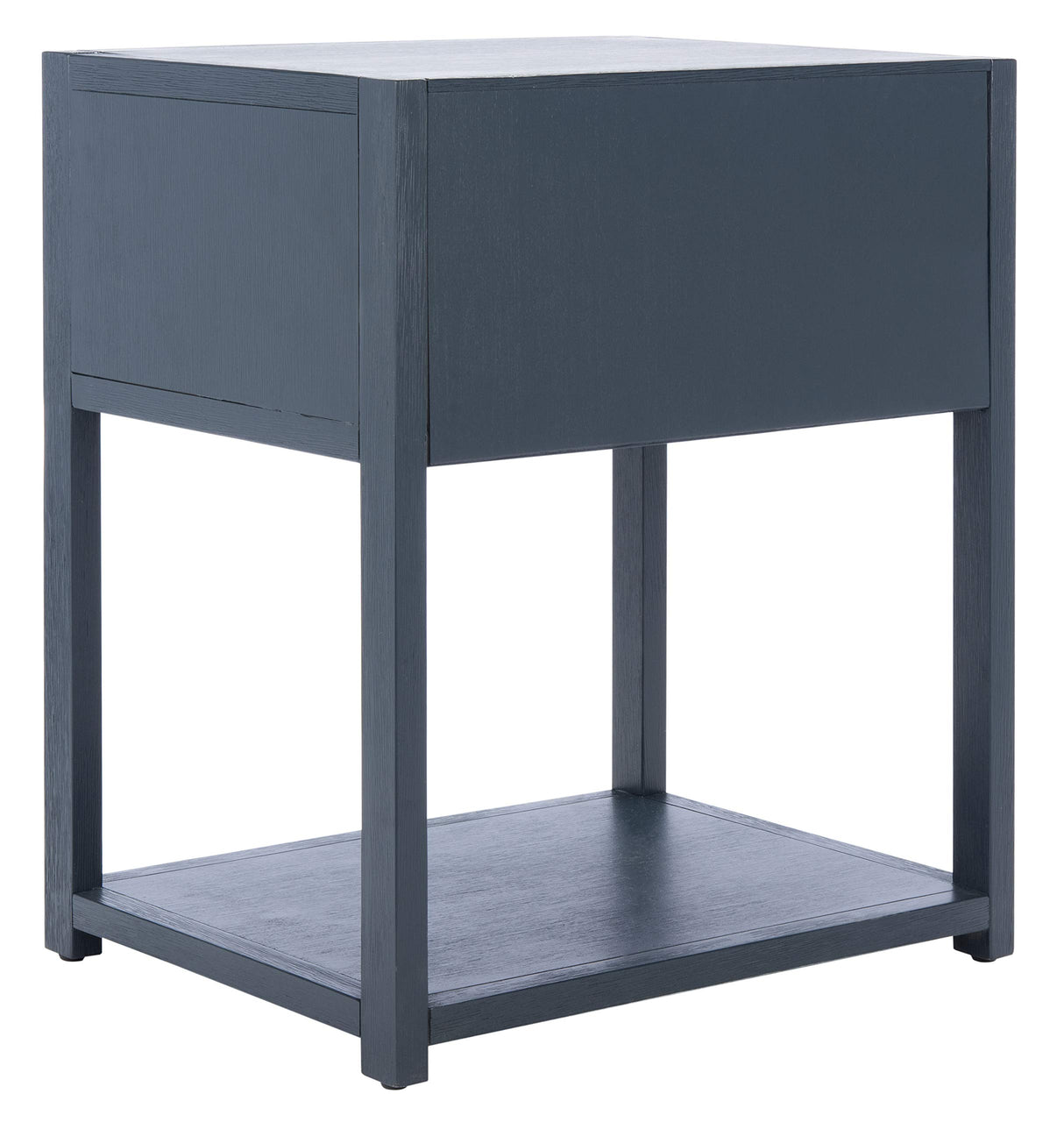 Home Collection Yudi Navy and Gold 1-Drawer Nightstand