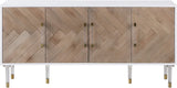 Furniture 315 Jive Collection Modern | Contemporary White Lacquer Sideboard/Buffet