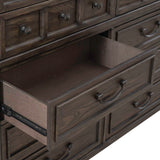 Furniture Paradise Valley 10 Drawer Chesser - Saddle Brown