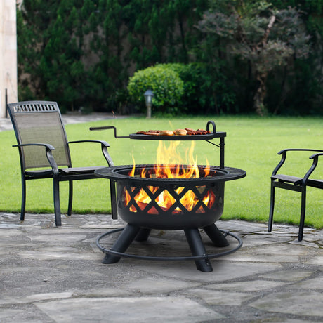 Fire Pit Outdoor Fire Pit for Wood Firepits for Outside Patio