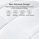 Bedsure Duvet Insert Lightweight Comforter, Quilted Cooling Duvet Insert, Ultra Soft Down Alternative Comforter with Corner Tabs (Queen, White)