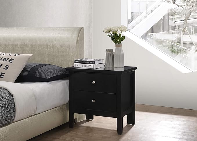 Nightstand Simple Style Bedside Table with Drawer End Table with Storage Cabinet Solid