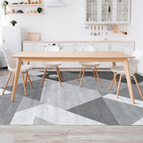 Washable Modern Area Rug - Geometric Style 5x7 Rugs for Living Room, Bedroom,