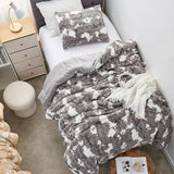 Puppy Love - Coma Inducer® Oversized Queen Comforter Set - Gray and White