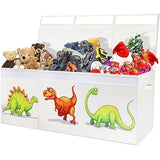 Extra Large Toy Box for Boys, Large Toy Chest for Kids, Collapsible Sturdy Storage Bins