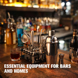 Mixology Cocktail Shaker Set - Complete 29-Piece Bartender Kit and Bar Tools