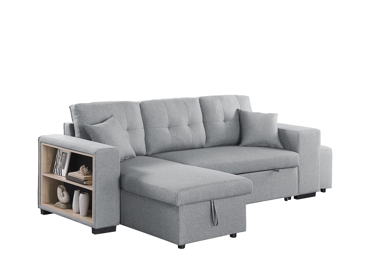 Devion Furniture Sue Sofabed, Light Gray