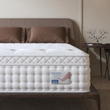 Queen Mattress 12 Inch, Deep Sleep Mattress Extra Lumbar Support - Medium Firm Mattress