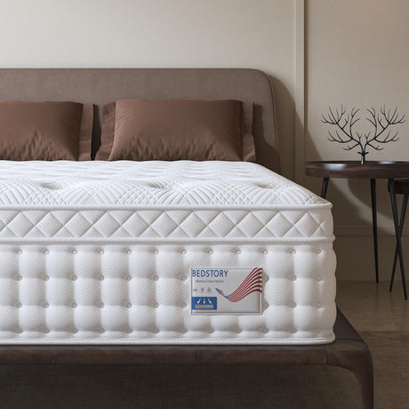 y Queen Mattress 14 Inch, Deep Sleep Firm Mattress Extra Lumbar Support