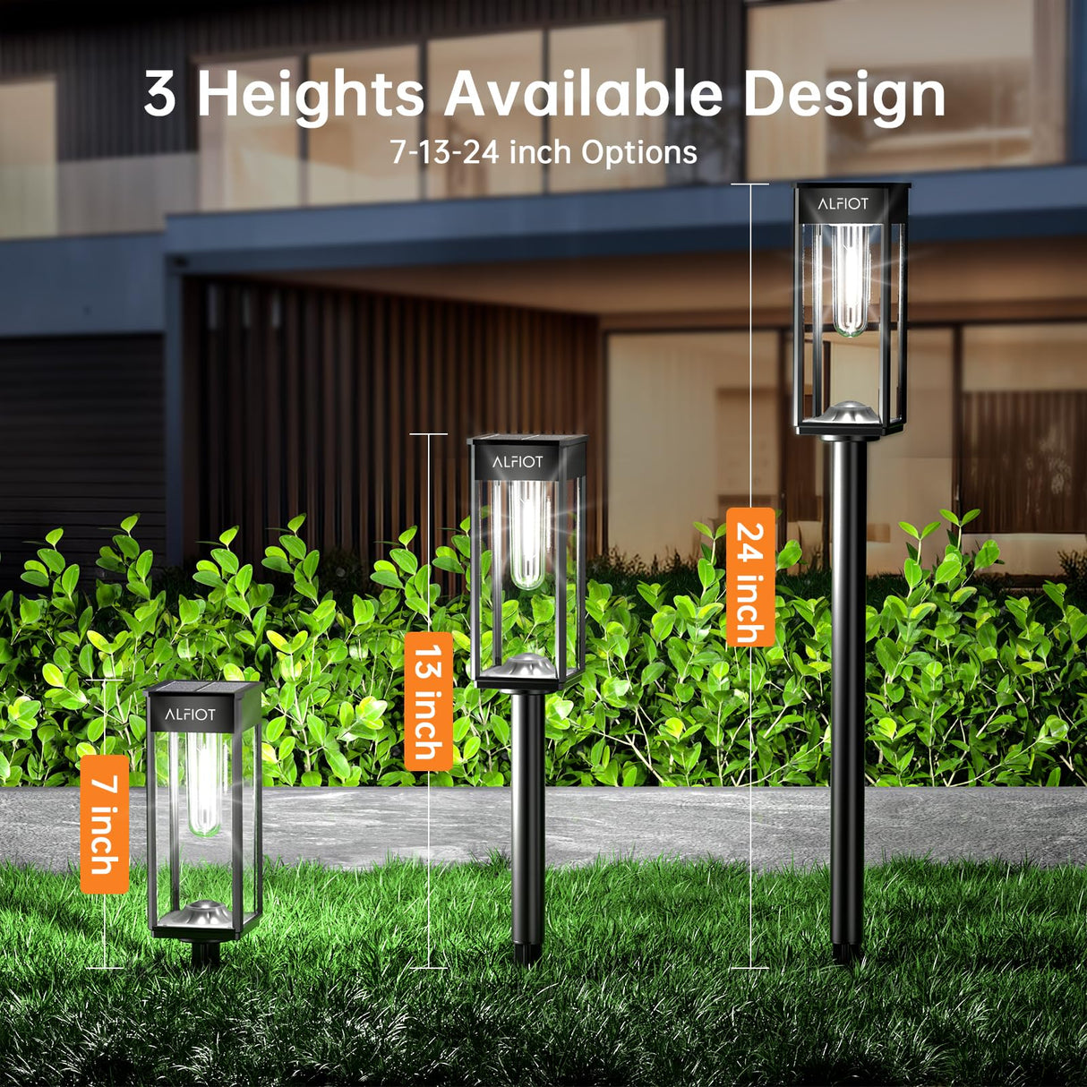 Solar Pathway Lights Outdoor,8 Pack Bright Solar Lights Outdoor,IP65 Waterproof Solar