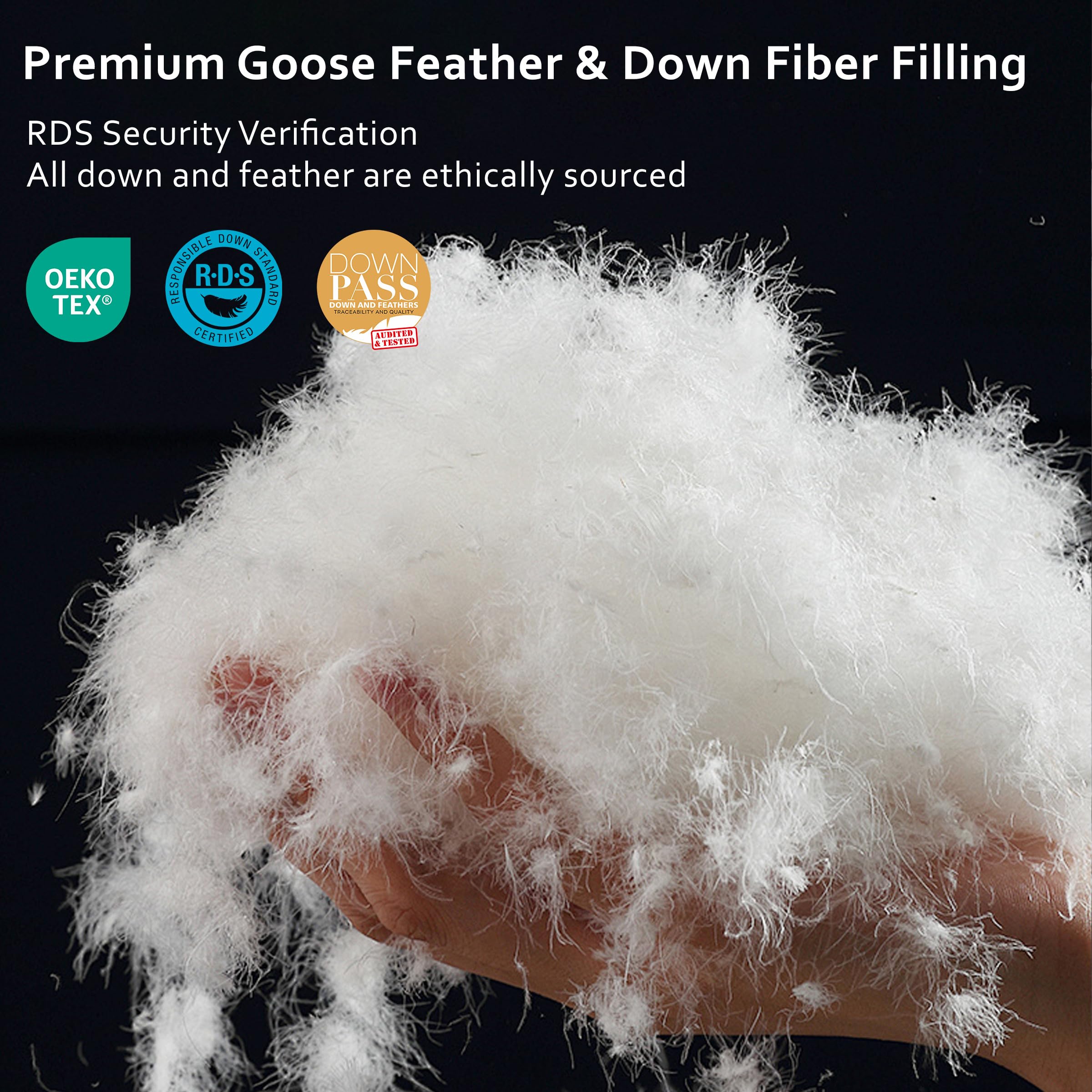 Goose Down Comforter King Size - All Season Duvet Insert