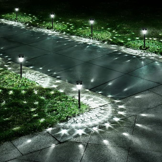 Super Bright Solar Lights Outdoor Waterproof 10 Pack