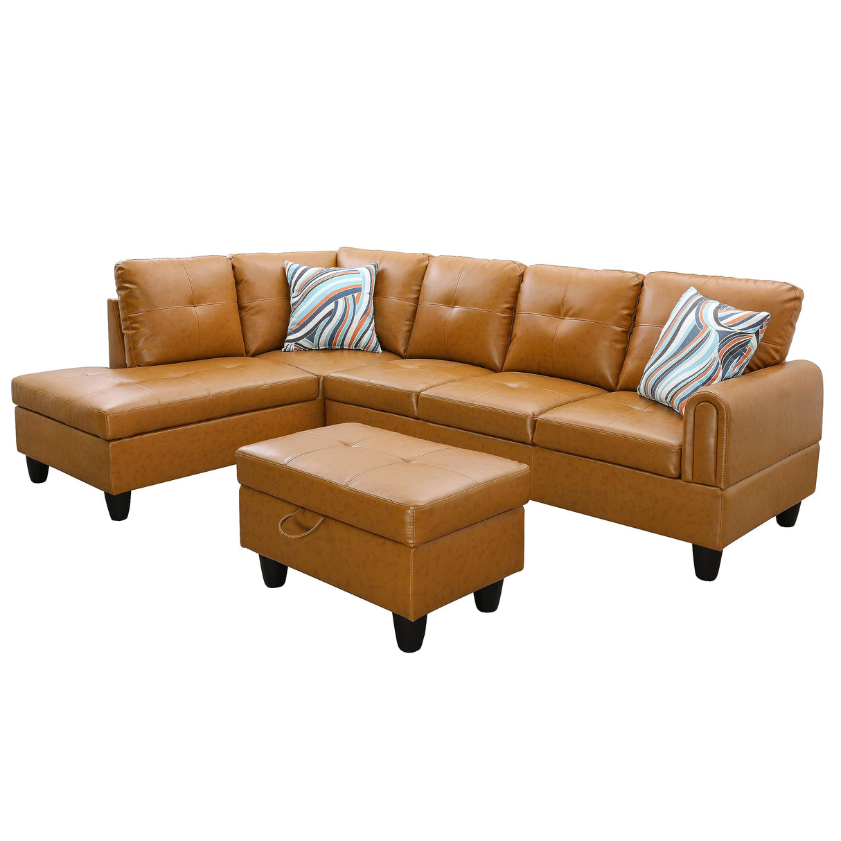Couches for Living Room L Shaped Couch Upholstered Futon Sofa