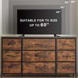 Dresser TV Stand with Drawers, Media Console Table for 60 '', TV Console