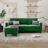 Couch for Living Room, Small Sectional Couch, 78" L Shaped Sofa 3 Seat Modern Sofa