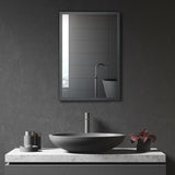 Wall-Mounted Medicine Cabinet with Mirror, Stainless Steel Bathroom Mirror Cabinet Wall