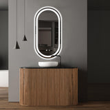 16x32 LED Bathroom Mirror - Anti-Fog Dimmable Vanity Mirror
