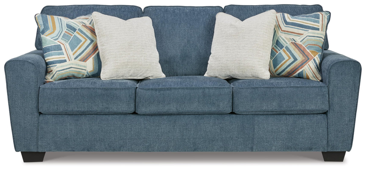 Cashton Casual Sofa for Living Room, Blue