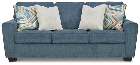 Cashton Casual Sofa for Living Room, Blue