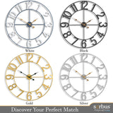 Large Wall Clock for Living Room Decor - Wall Clock for Kitchen - 24 inch (60 CM) Wall Clock Decorative