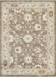 8x10 Brown Oriental Vintage Area Rug - Alara Collection