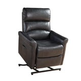 Eli Collection Modern Electric Leather Recliner Chair with Gentle Lower