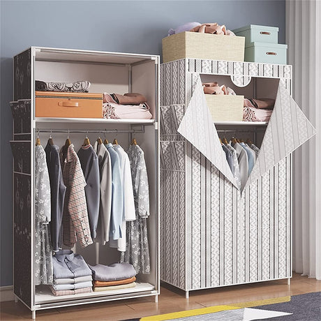 Portable Wardrobe Cloth Wardrobe Single Wardrobe,Portable Fold Boxes