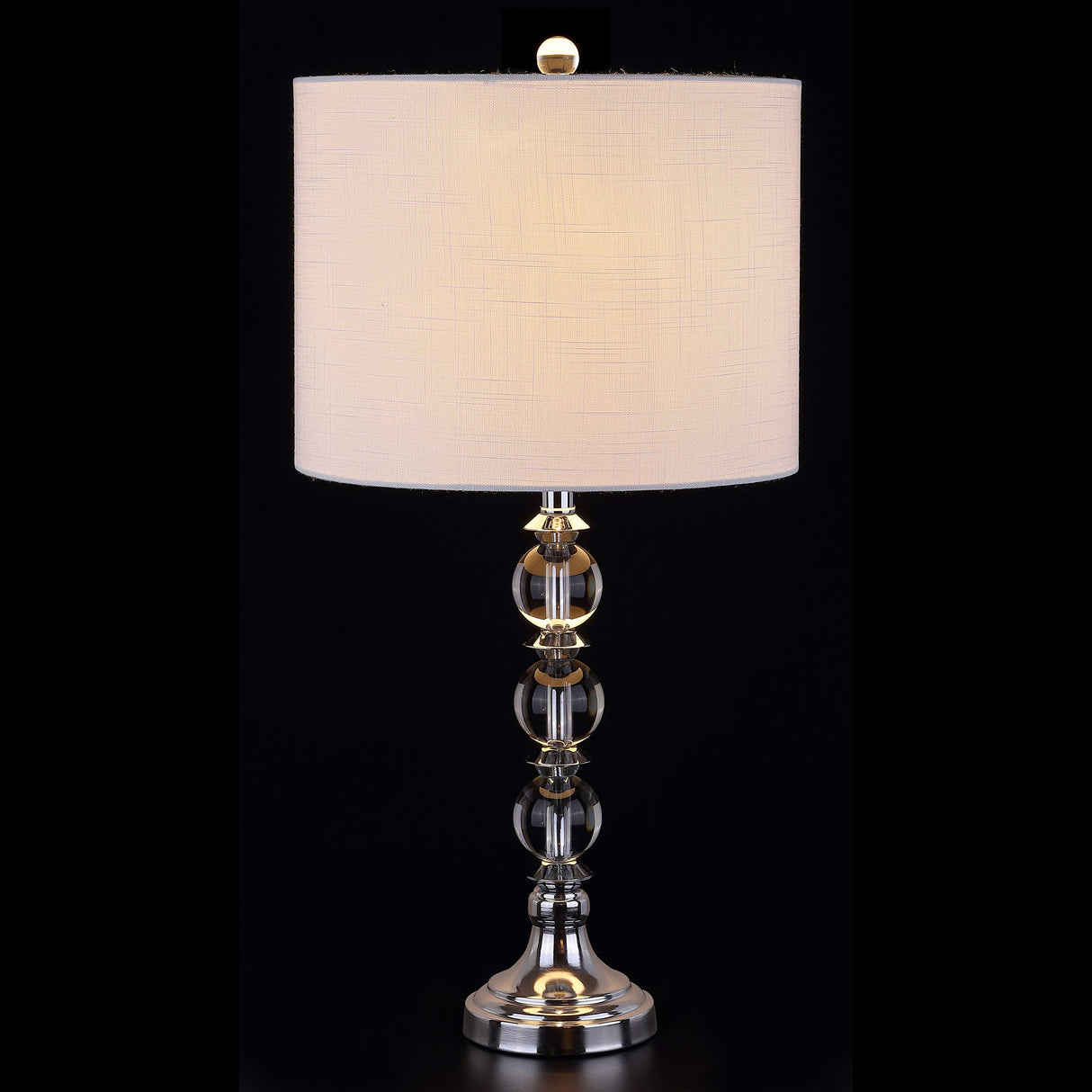 JYL5041A-SET2 Set of 2 Table Lamps Paul 26" Crystal/Metal LED Table