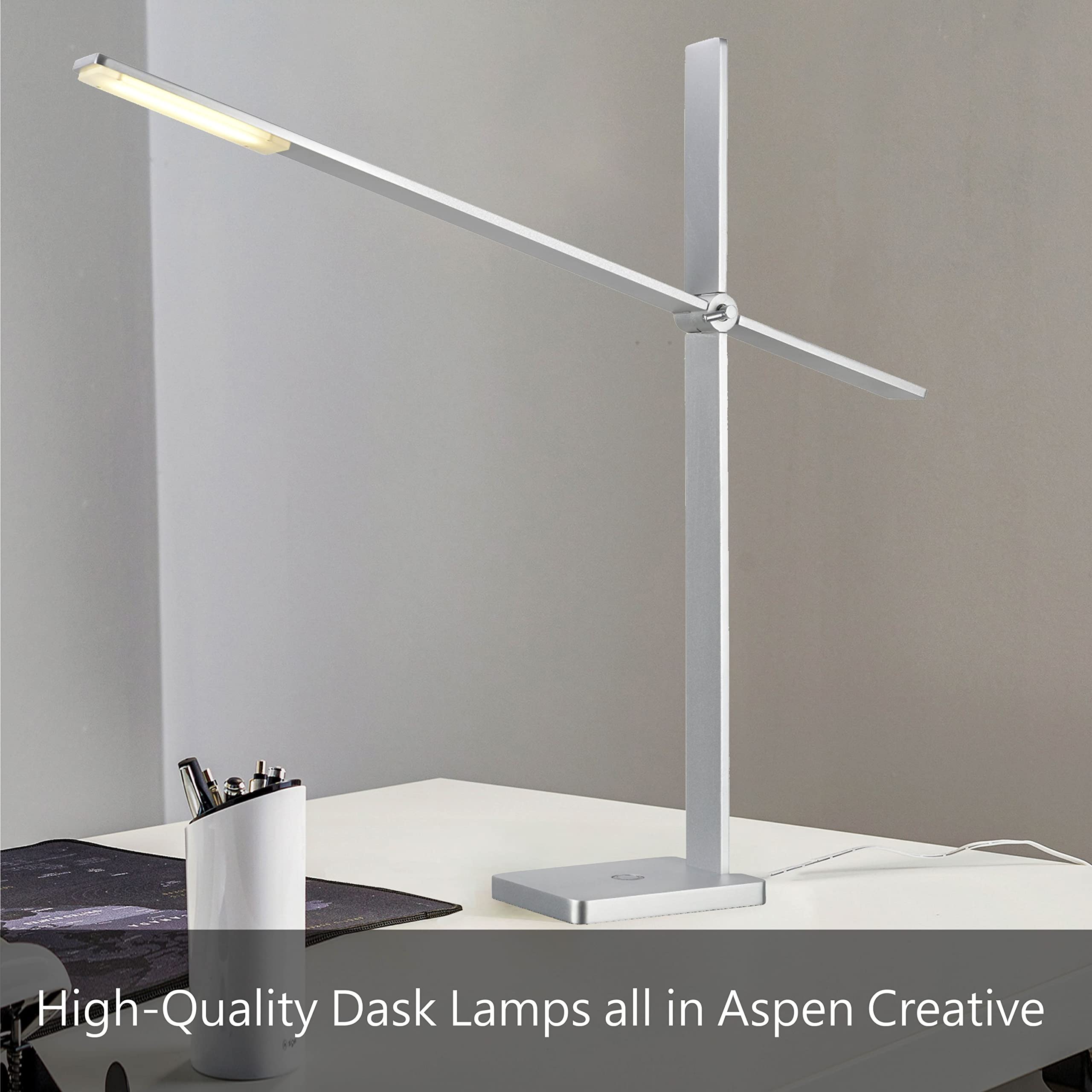 40165-11, 27" High Transitional Metal & Plastic Bronze with Hardback Empire Shade