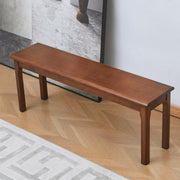 Outdoor indoor wood Bench, 47.2 Patio Garden,balcony,restaurant,canteen