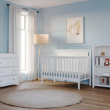 Scout 4-in-1 Convertible Crib, Baby Crib Converts to Day Bed, Toddler Bed and Full Size Bed