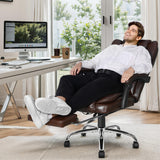 6-Point Massage Executive Office Chair with Heating and Footrest