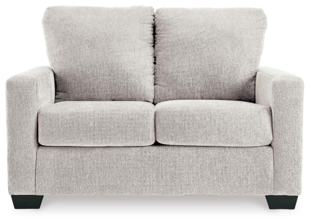 Rannis Coastal 2-in-1 Sofa Sleeper with Folding Gel Memory Foam Mattress, Twin, White
