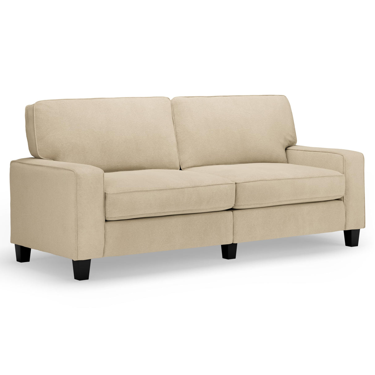 Palisades 78" Track Arm Sofa, Easy Care Polyester, Soft Pillow Back, Pocket Coil Seat Cushions, Removable Covers