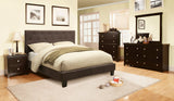 Roy Fabric Gray Full Platform Bed