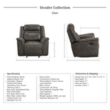 Glider Recliner, Brown