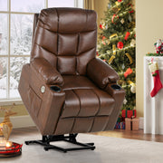 LiftEase Power Lift Recliner Chair with Massage, Heat, USB & Cup Holders