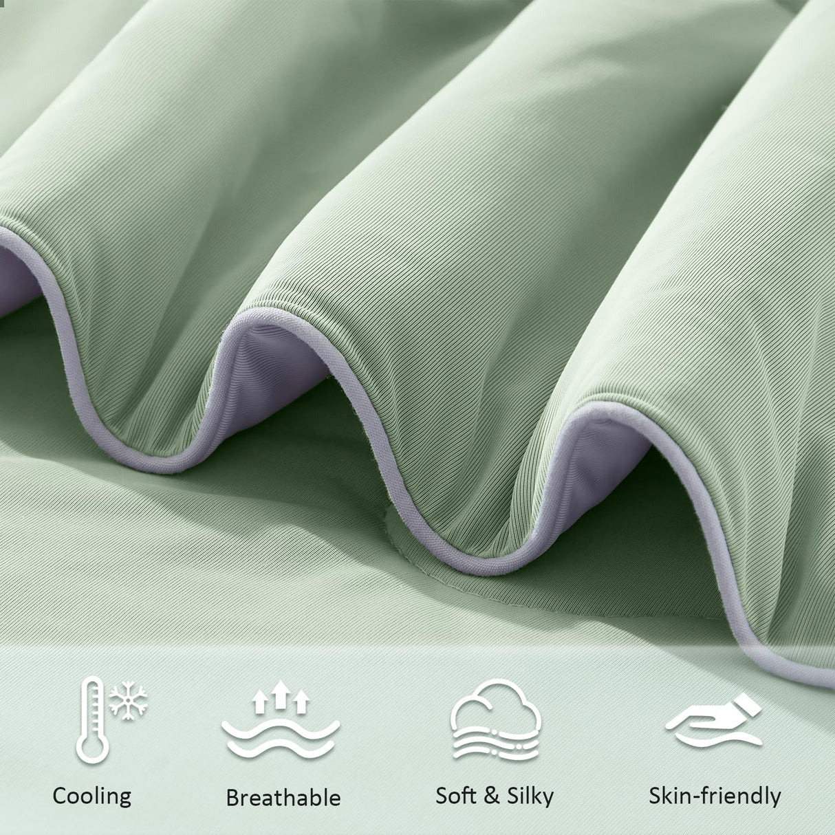 Cooling Comforter King - Lightweight Cooling Blanket for Hot Sleepers Quickly Cool Down