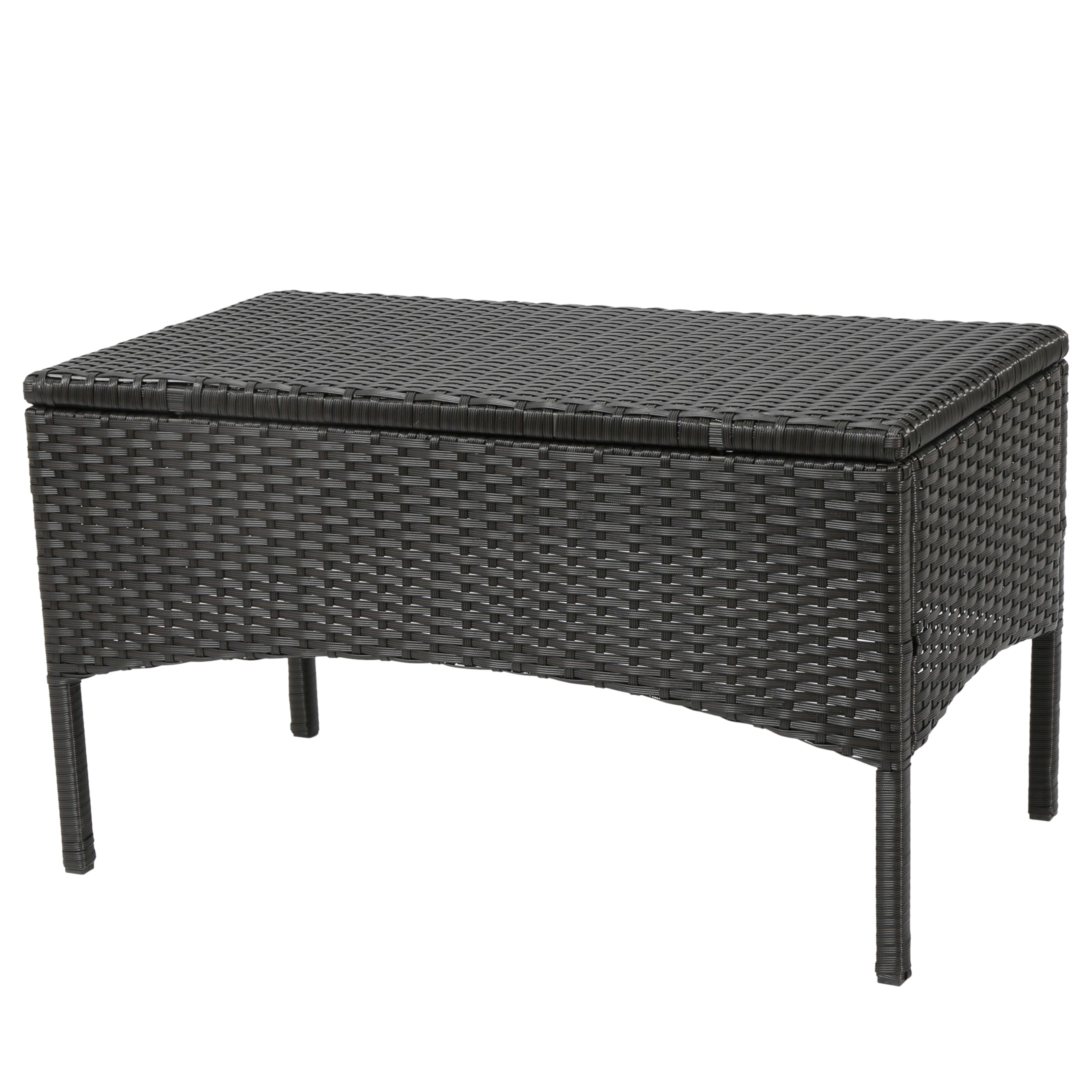 Furniture Set 4 Piece, Outdoor Conversation Sets- Rattan Wicker Sofa