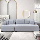 3 Piece Sectional Sofa 111.5" Set Living Room Furniture Set, Modern Couch