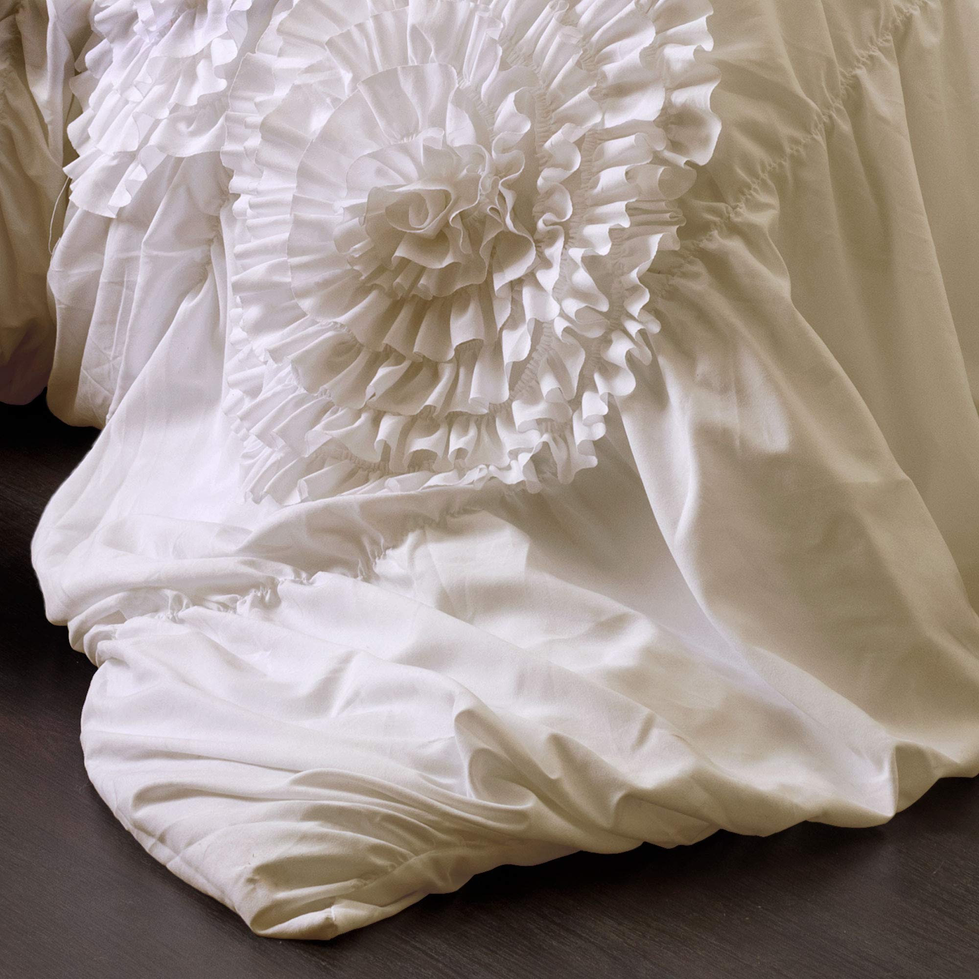 Serena Comforter Set, 3 Piece Set, Full/ Queen, Ivory