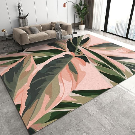 Modern 3D Stereoscopic Geometry Rug for Living Room, Nordic Luxury Black Gold Decor Area Rug,