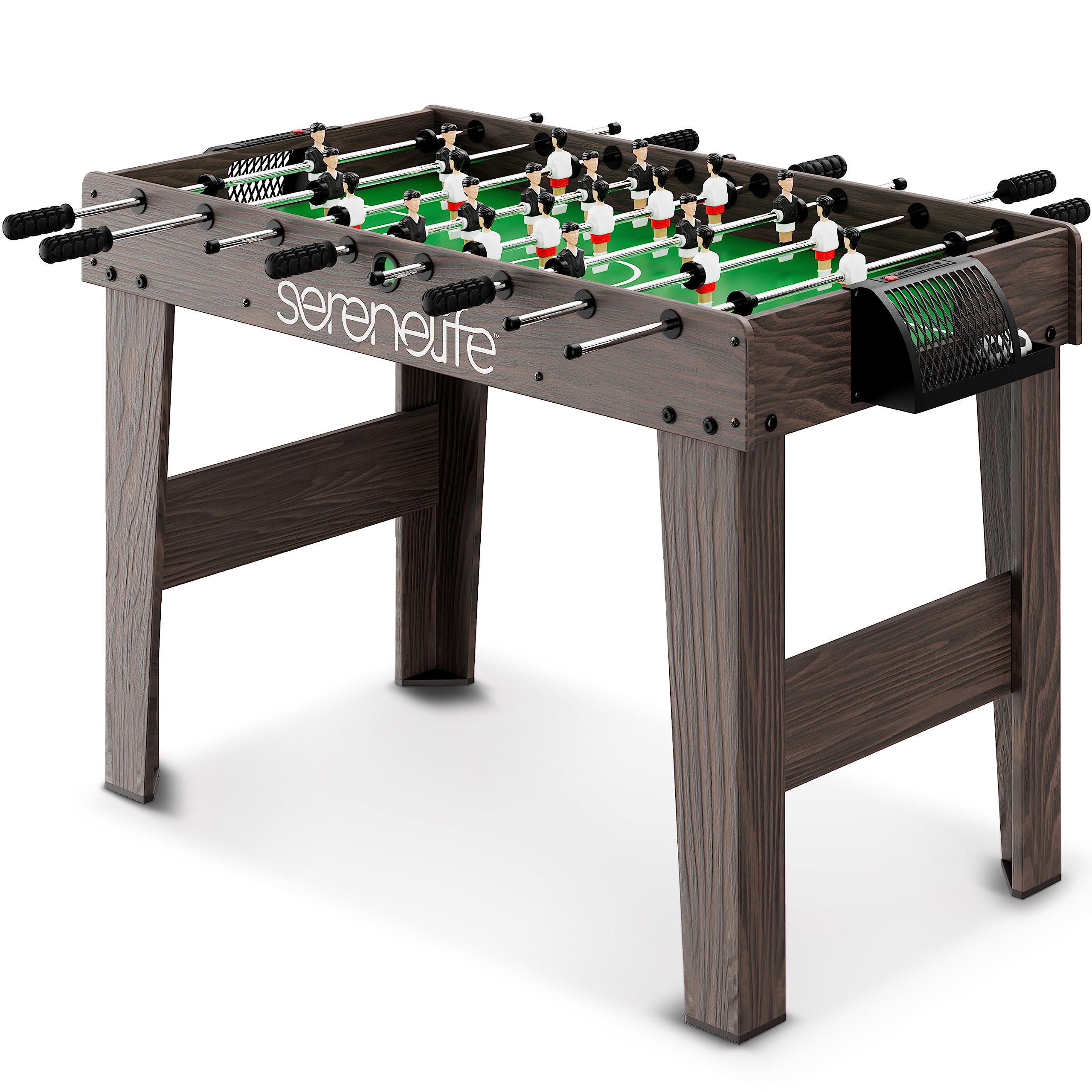 Competition Sized Foosball Table, Full Size 48in Portable Soccer with Ball for Home